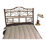 Rattan bamboo headboard