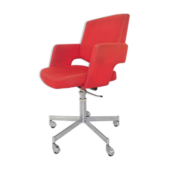 Red office armchair