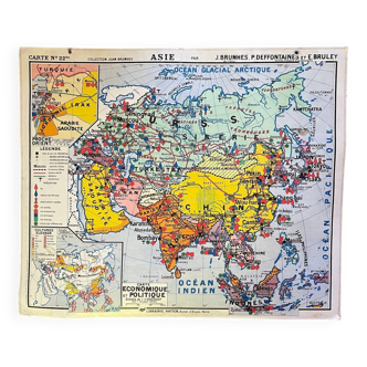 Carte scolaire Asie