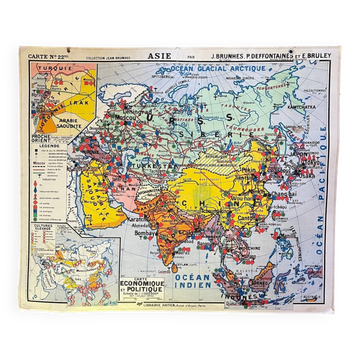 Carte scolaire Asie