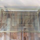 Gold metal coffee table from the 60/70