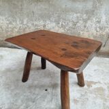 Vintage coffee table brutalist design Paris