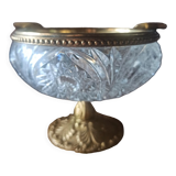 Cendrier cristal ciselé