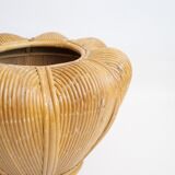 Bamboo art deco pot cover