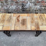 Roger CAPRON table basse  herbier