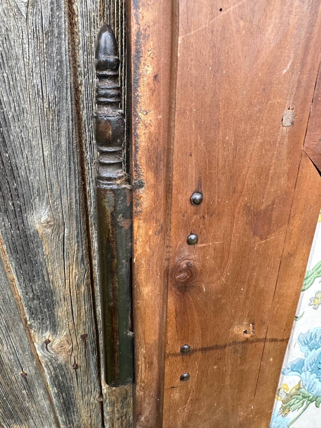 Pair of Louis XV style wardrobe doors