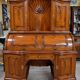 cylinder desk in carved walnut – Louis XV period – 18th century