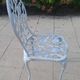 Chaise en fonte d'aluminium