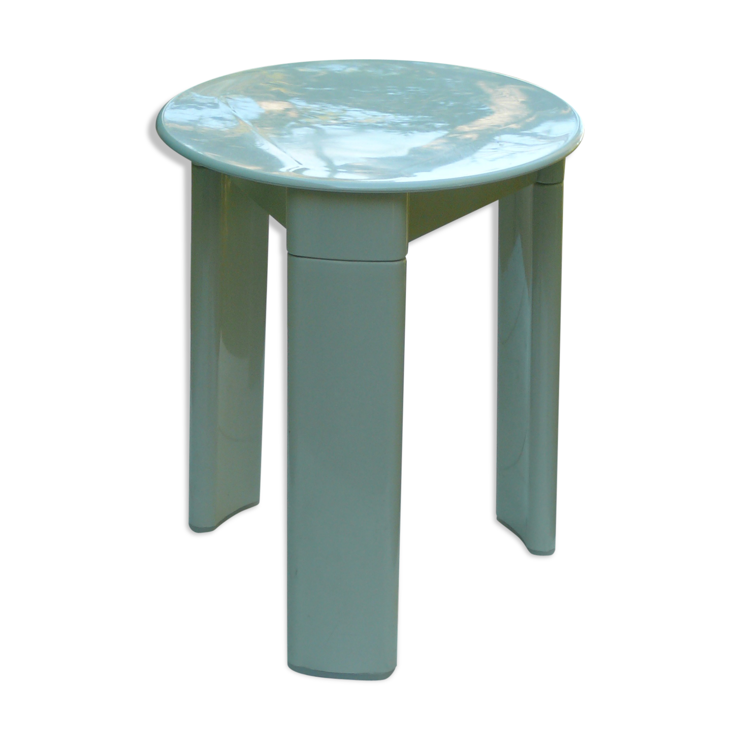 Tripod stool Olaf Von Bohr vintage grey
