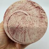 Georges Pelletier soliflore vase in fine gold rose ceramic, France.