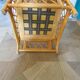 Vintage - Set of 2 woven rattan, bamboo and wood armchairs - Natural colour - 1980s