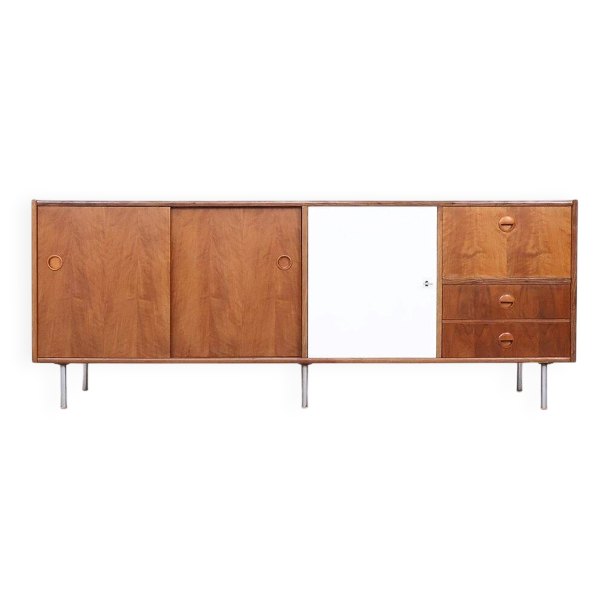 Vintage walnut sideboard by William Watting for Fristho, 1960s
