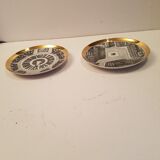 2 fornasetti porcelain plates