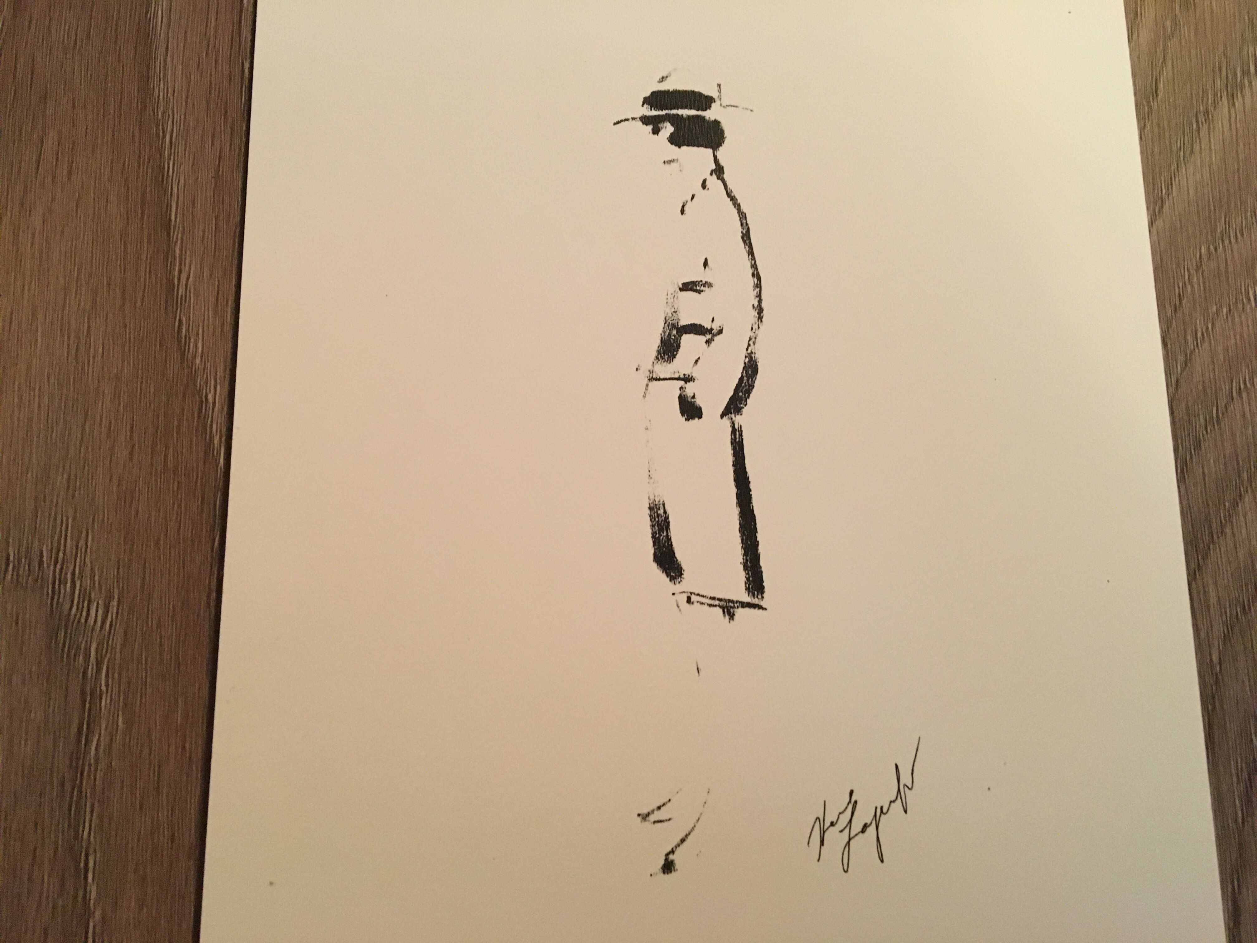 Stunning Chanel Illustration by Karl Lagerfeld