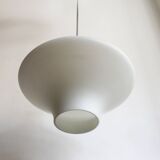 1960's White Opaque Ceiling lamp