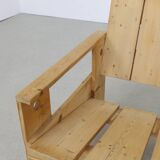 Dutch Lounge Chair in the style of Gerrit Rietveld, 1980s