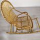 Rocking-flesh rattan vintage