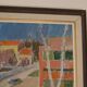 Swedish Oil on Panel – “Street Jämtland” by John Hedman (1913–1994)