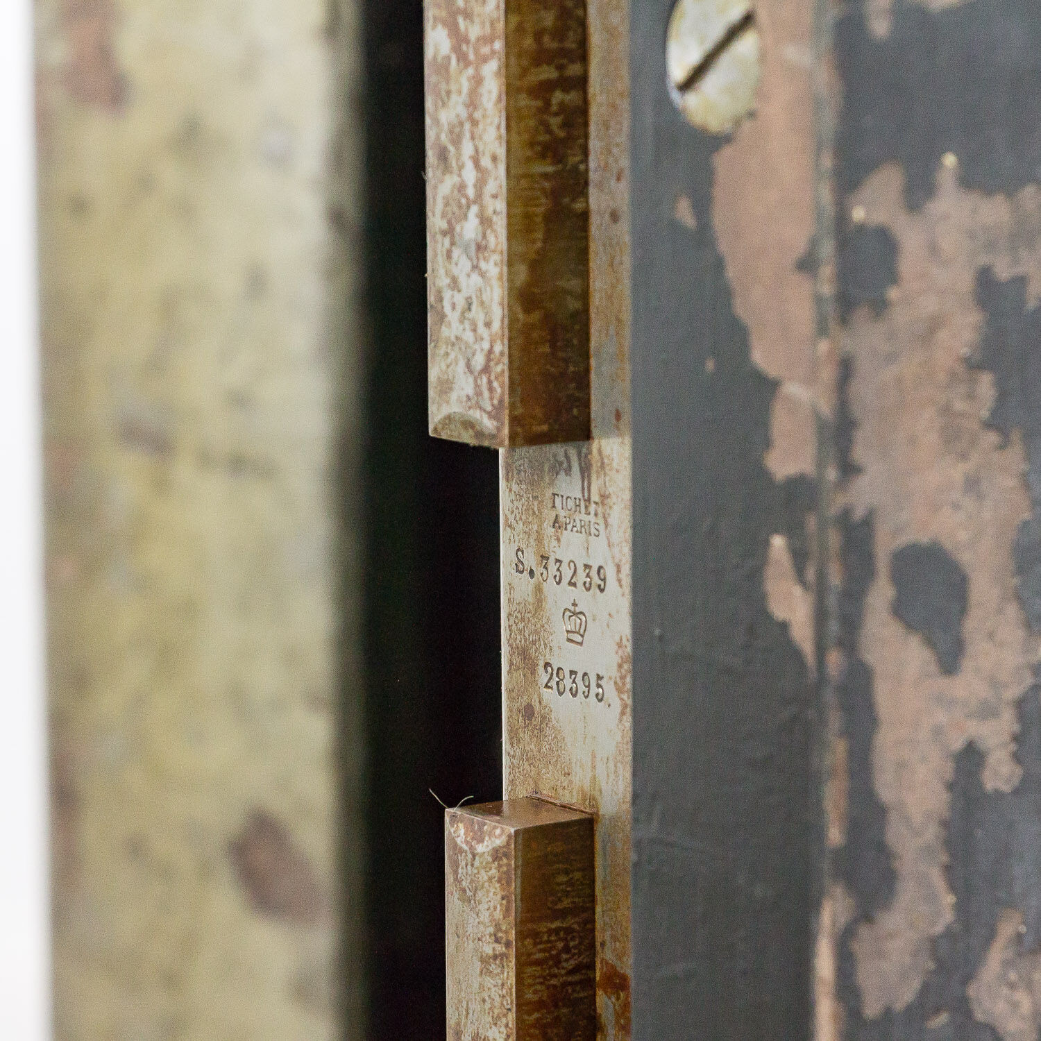 Antique safe by Fichet, Paris, 1900