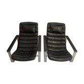 Pair of chairs "Pulkka" by Ilmari Lappalainen