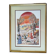 Lithographie Alain Thomas Scène hivernale Russe
