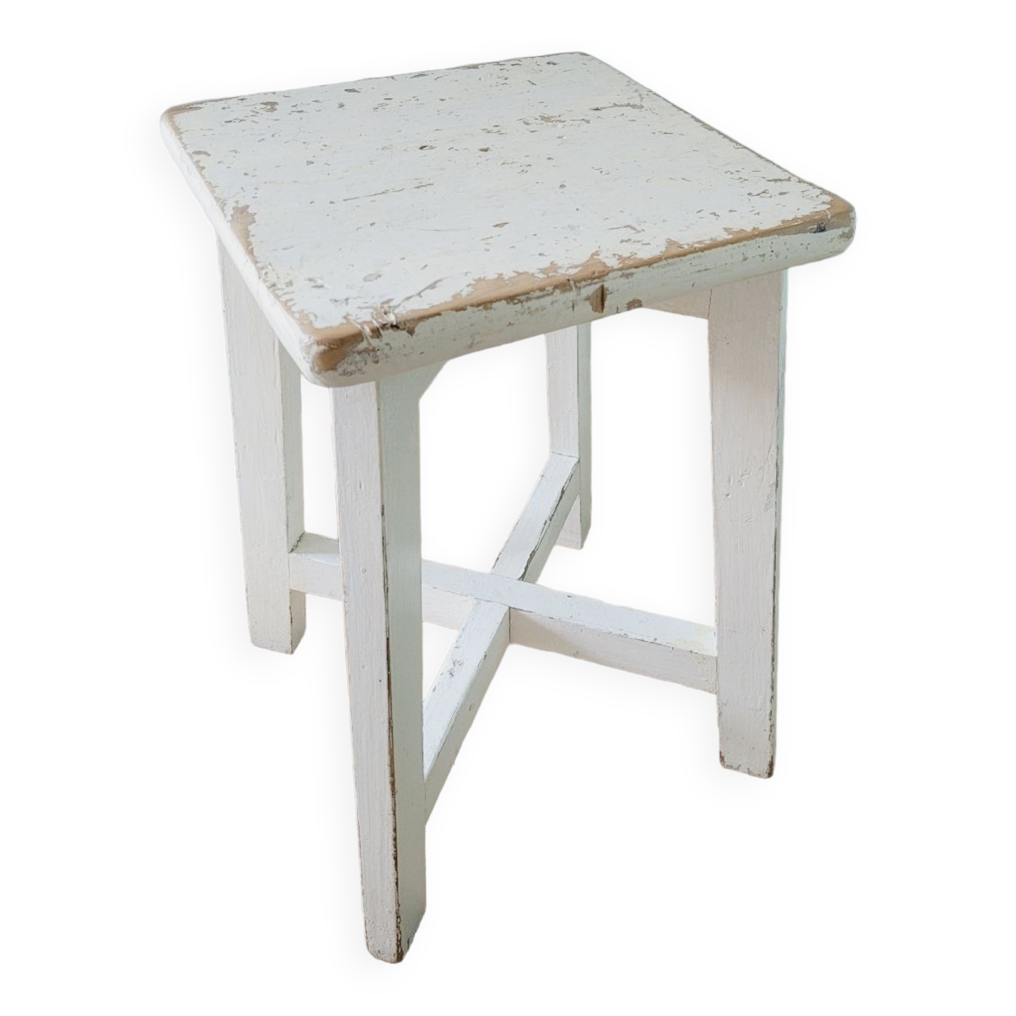 Wood workshop stool