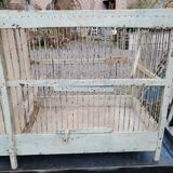 Old two-compartment breeding birdcage