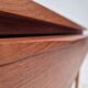 1970s, Danish chest of drawers, teak wood, rattan, original condition.