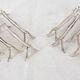 Christofle Printania model, Art Nouveau, 12 silver-plated knife rests.