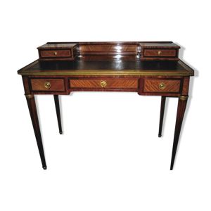 Bureau ancien à gradins estampillé