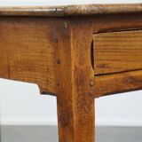 French Antique Dining Table / Desk with Drawer – Late 18th Century
