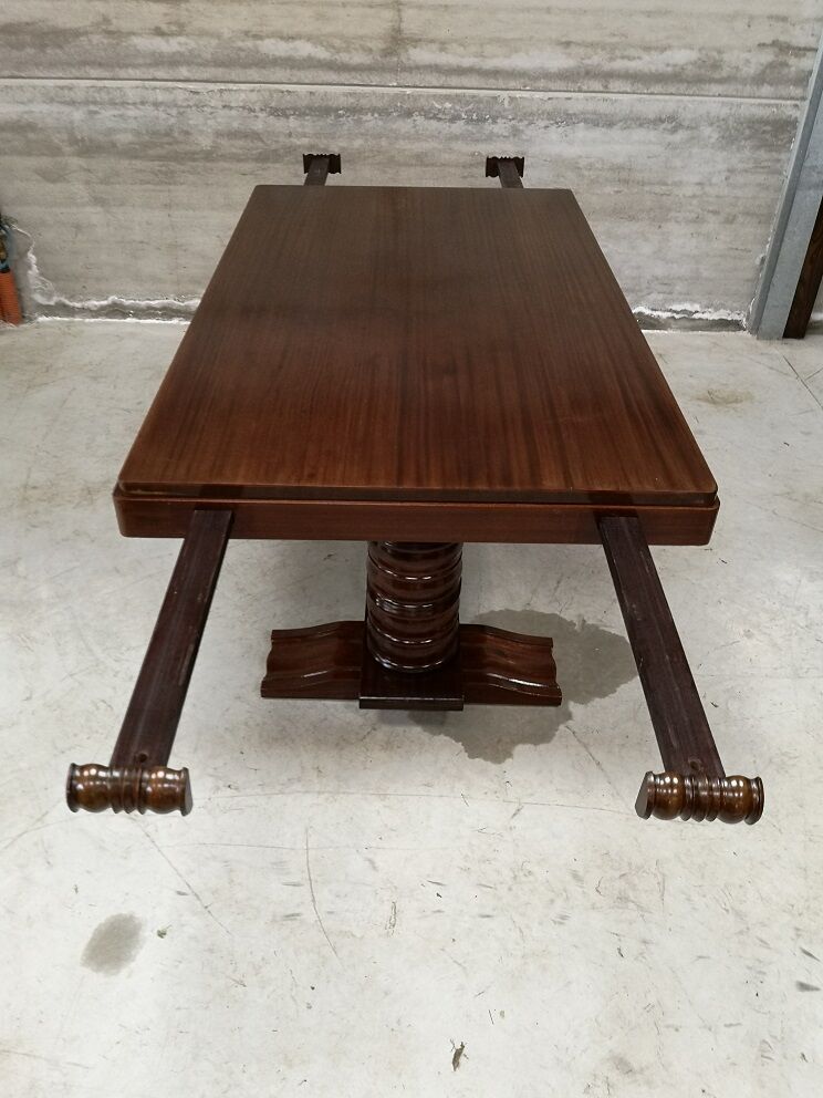 Mahogany desk by Gaston Poisson 1930 1940