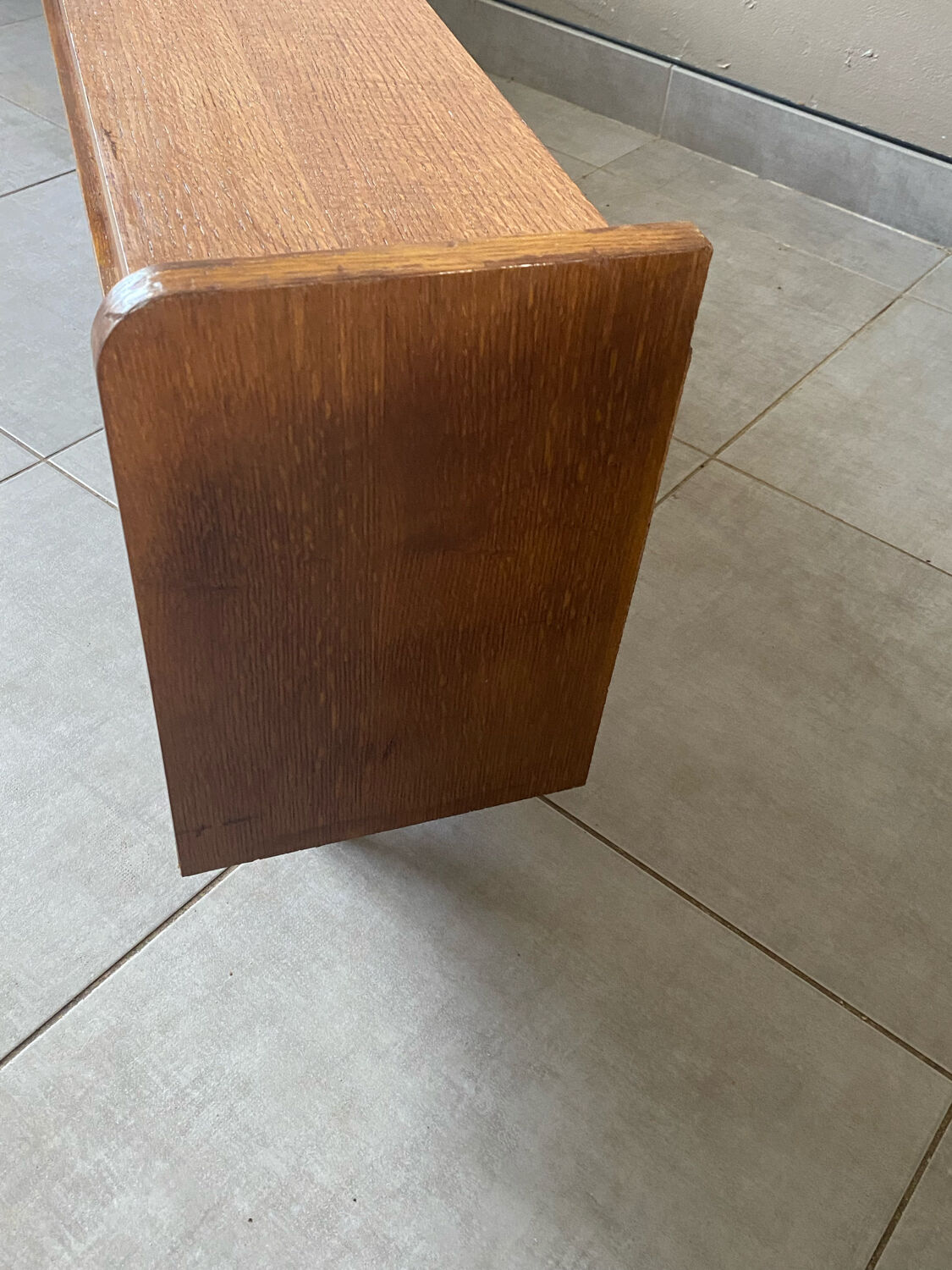 Vintage wooden row from the 50s-60s