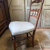 Chaise ancienne bois sculpté