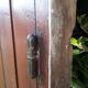 Double entrance door 227x142.2cm oak multi-point lock and frame