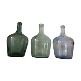Demijohn  trio / vintage bottle
