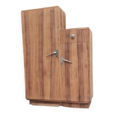 Armoire penderie asymétrique art déco rénovée