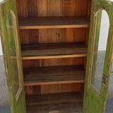 Wooden glass cabinet