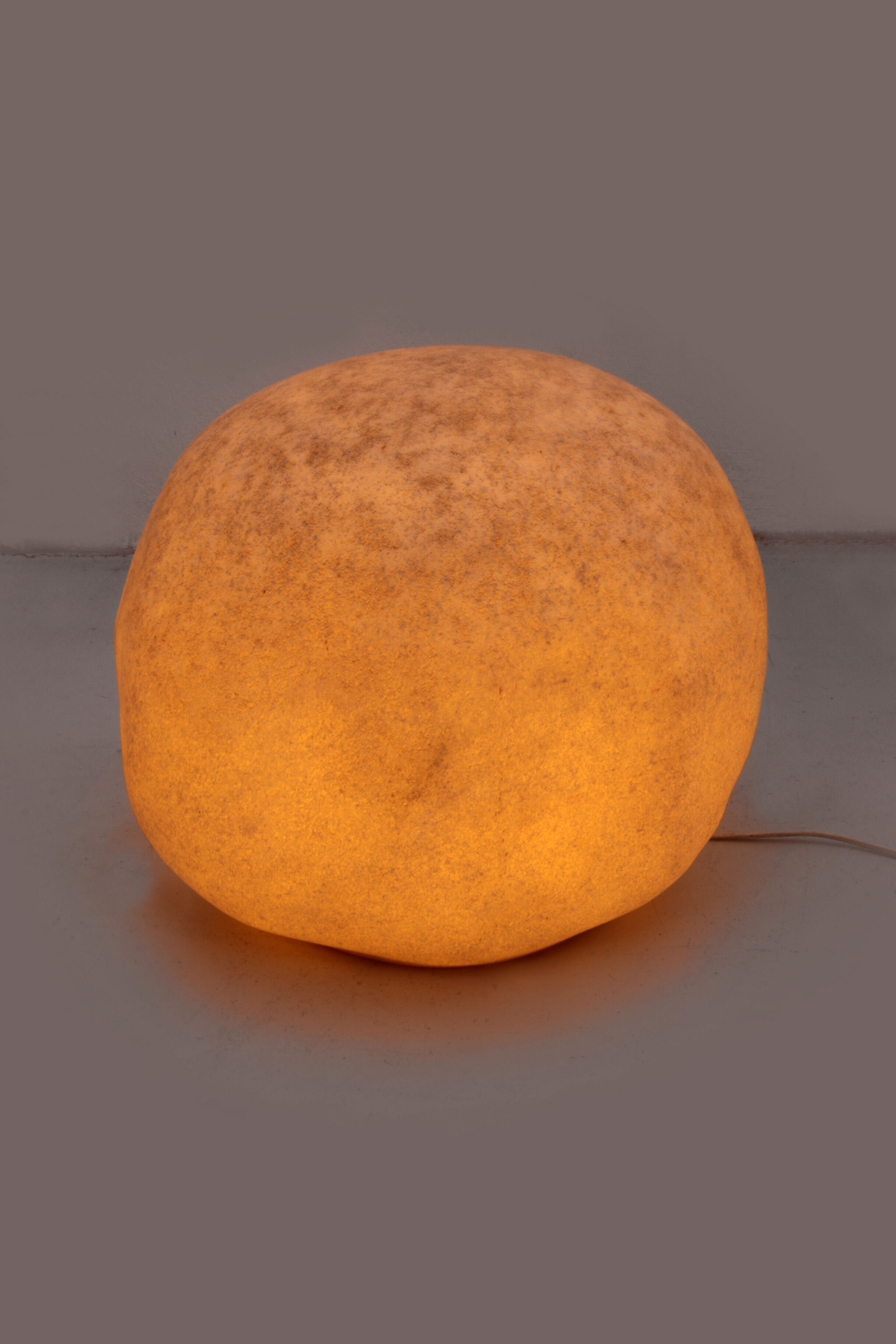 Mega large Rock Lamp "Dora" by André Cazenave, Atelier A, France, 1969.