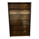 Vintage wooden shoe cabinet / drop-leaf furniture