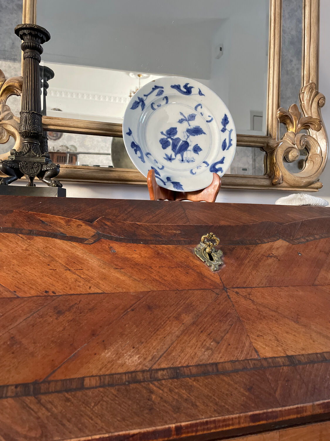 Porcelain plate of Delft eighteenth century