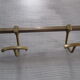 Brass coat rack