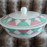 Antique soup tureen from Digoin and Sarreguemines