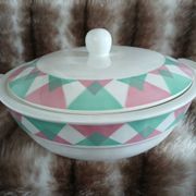 Antique soup tureen from Digoin and Sarreguemines
