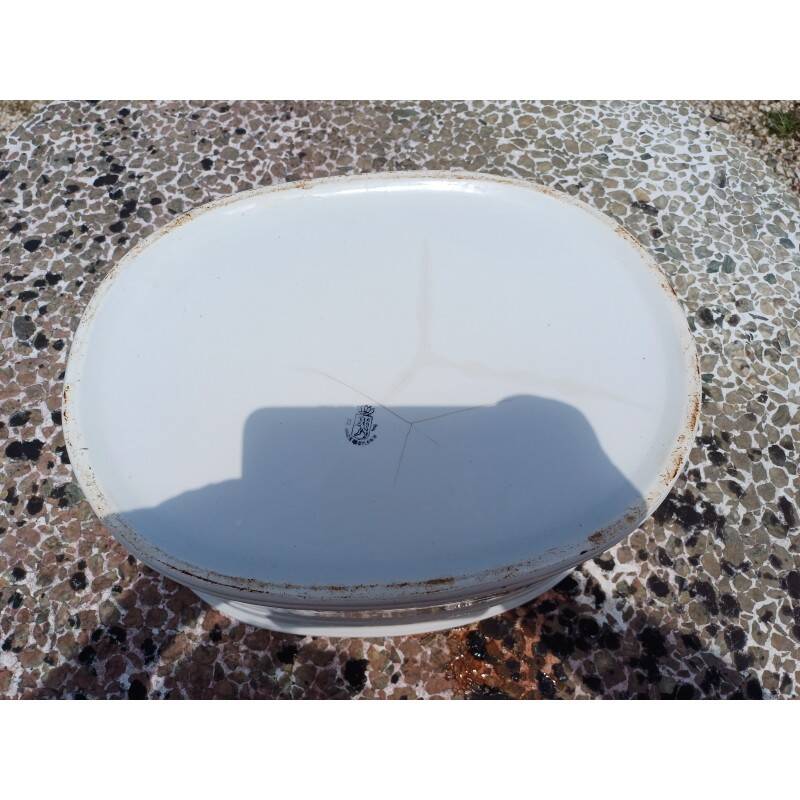 Earthenware planter: BF Belgium 19th century