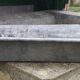 Old zinc trough/vintage planter