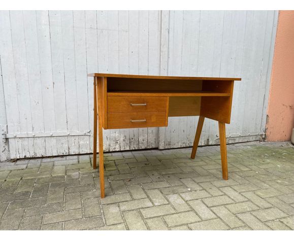 Bureau vintage pieds compas 1950