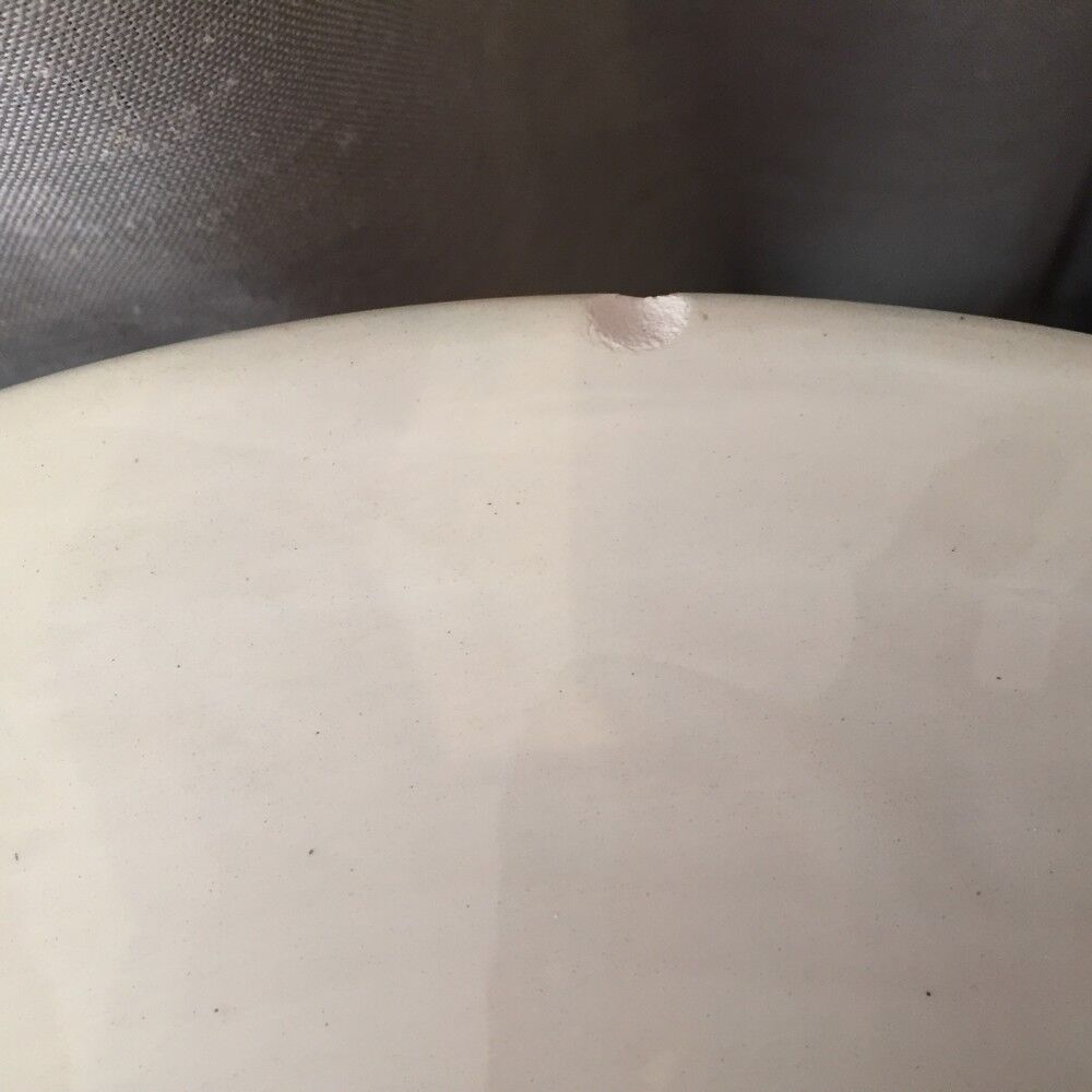 Fruit cup in vintage vallauris ceramic parrot foliage