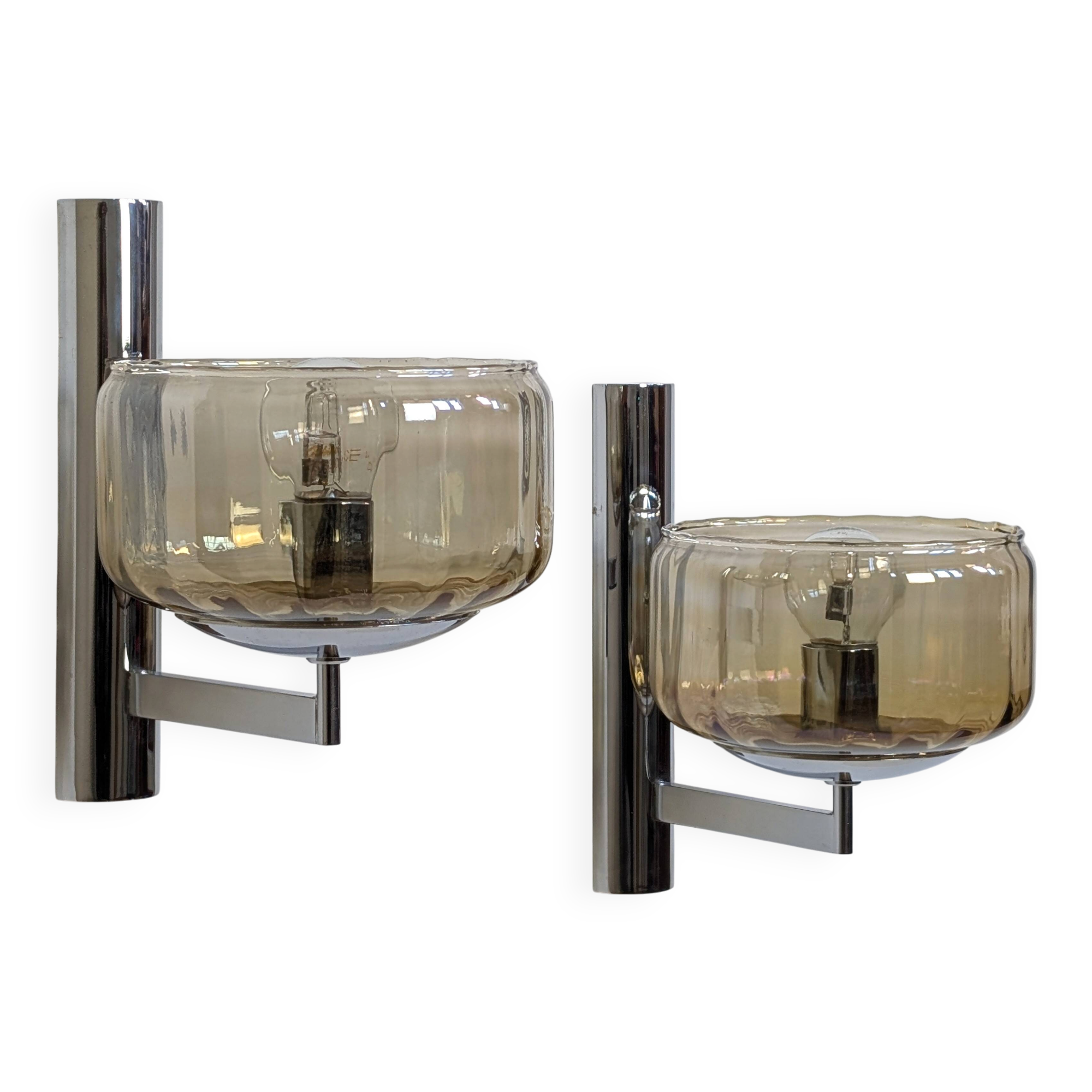 Pair of Sciolari wall lights