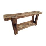 Antique workbench bathroom furniture or side table